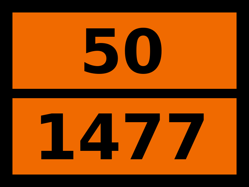 Детальное изображение элемента табличка опасный груз "50-1477. нитраты неорганические, н.у.к." от ALLPARTS.SU