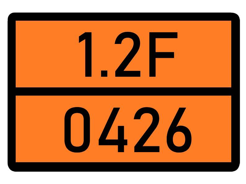 Детальное изображение элемента табличка 1.2f-0426 от ALLPARTS.SU