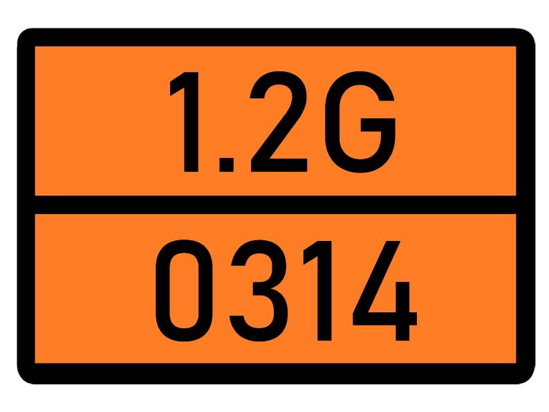 Детальное изображение элемента табличка 1.2g-0314 от ALLPARTS.SU