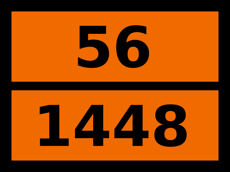 Детальное изображение элемента табличка опасный груз "56-1448. бария перманганат" от ALLPARTS.SU