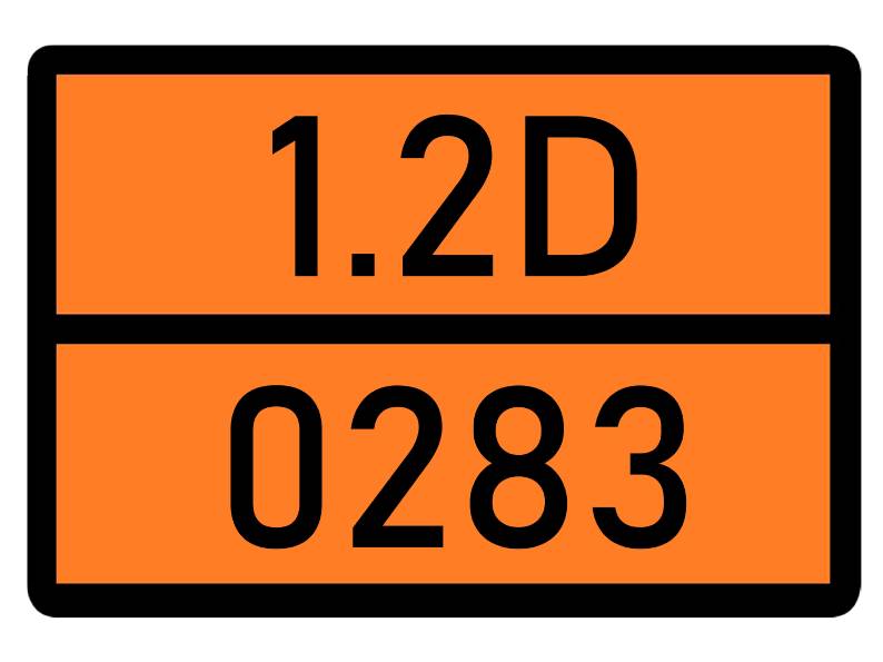 Детальное изображение элемента табличка 1.2d-0283 от ALLPARTS.SU