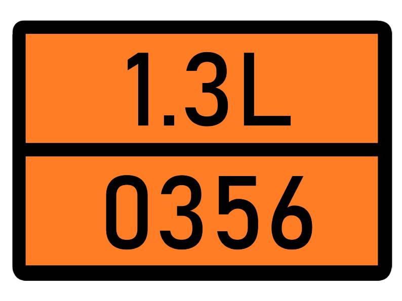 Детальное изображение элемента табличка 1.3l-0356 от ALLPARTS.SU